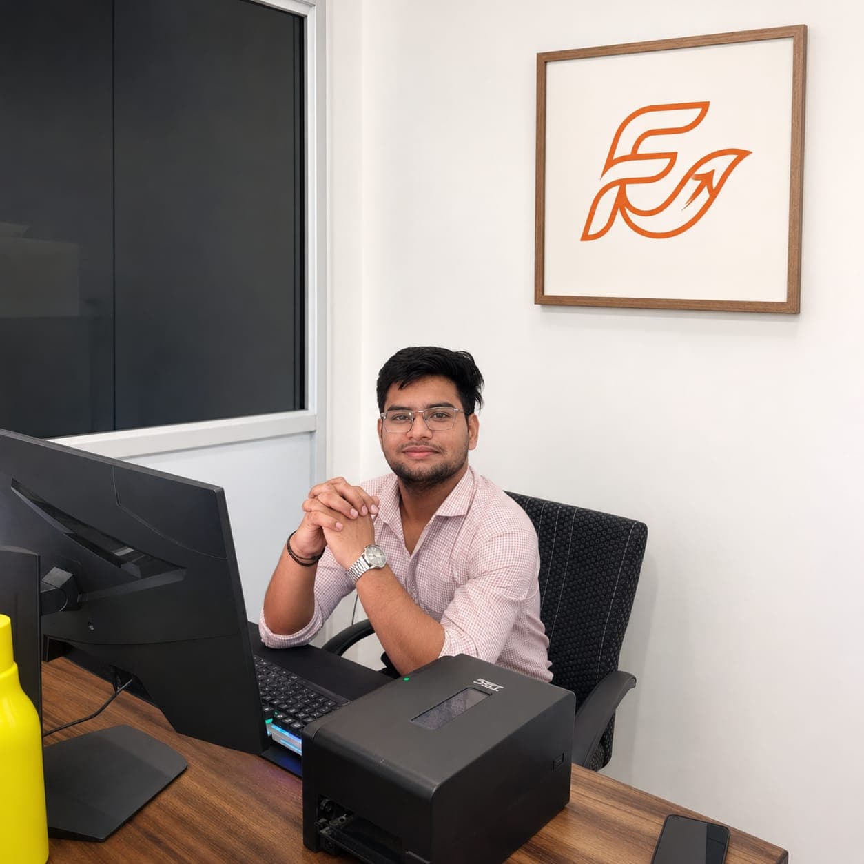 Mohammed Arbaz, founder of Frontail Technology