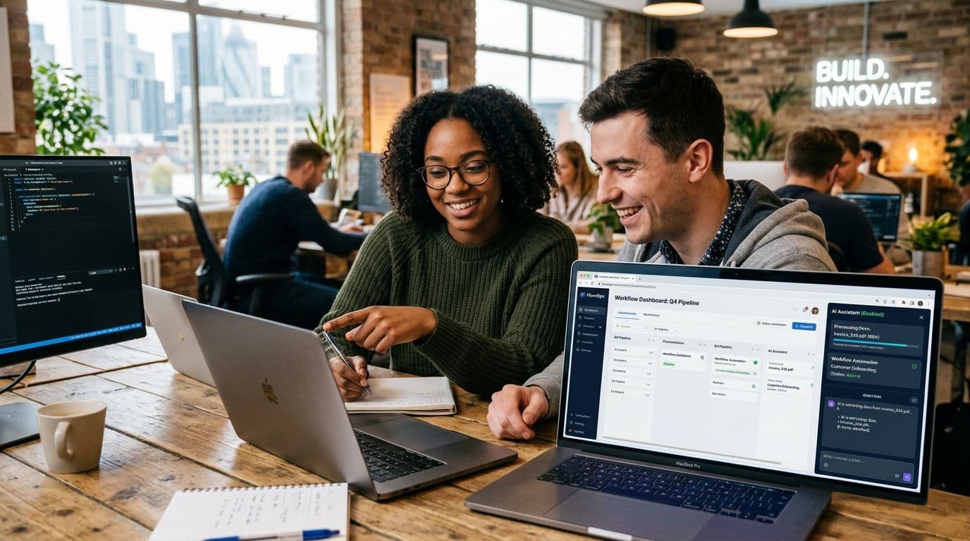 Software engineer adding AI workflow and API automation into an existing SaaS application