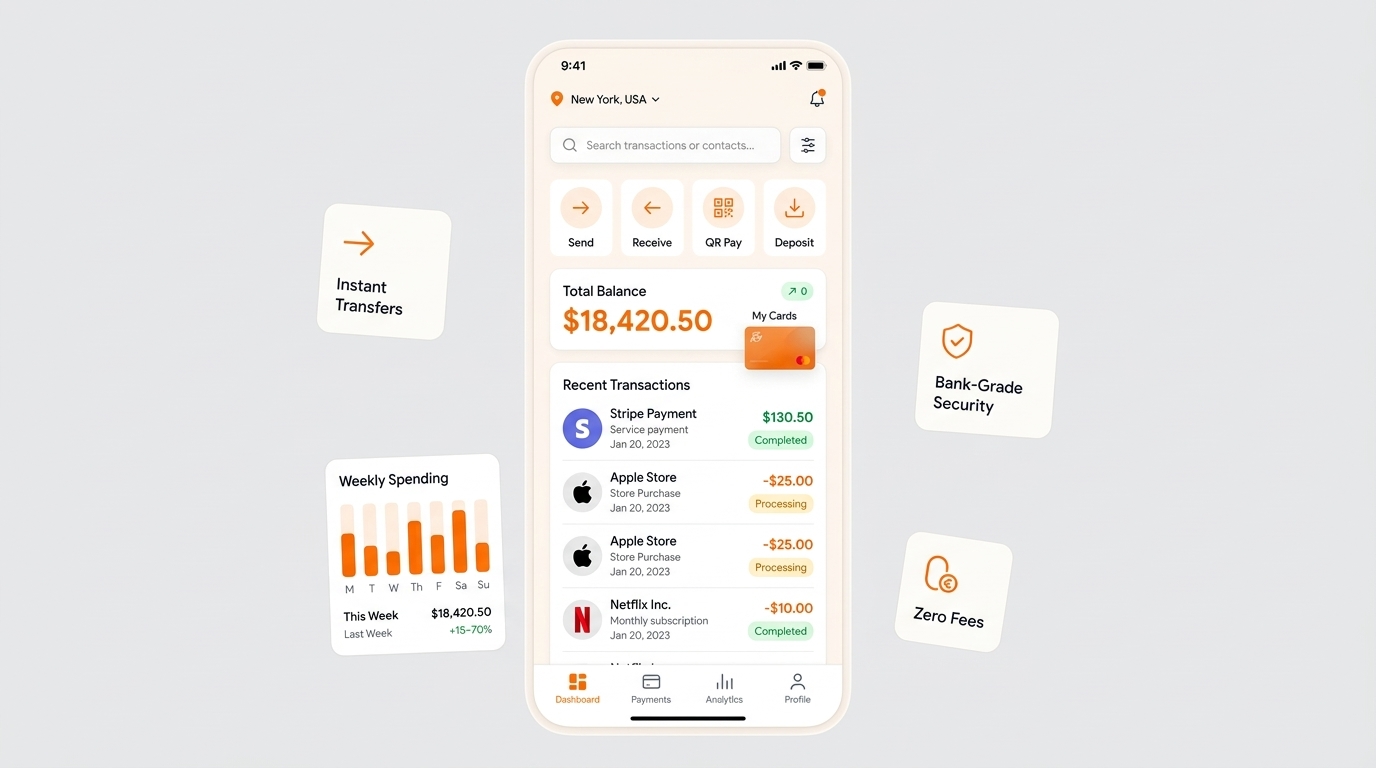 FinTech & Digital Wallet App